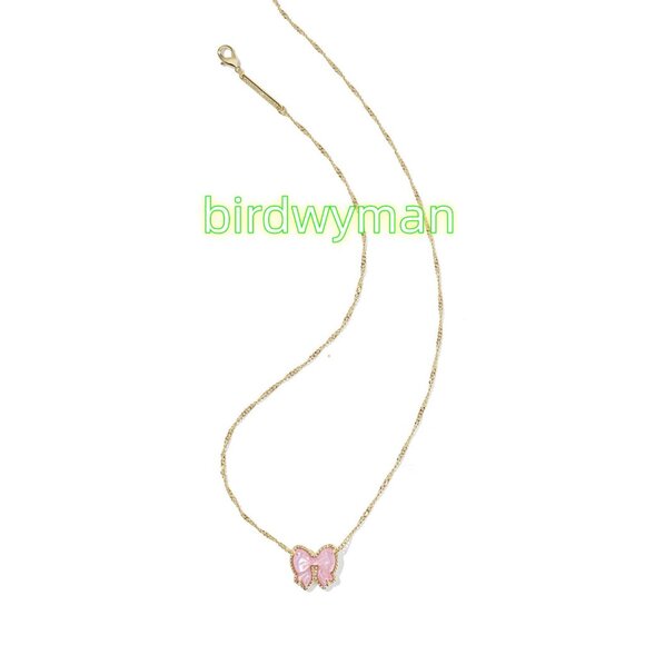 Haley Bow Gold Short Pendant Necklace - Picture 3 of 3